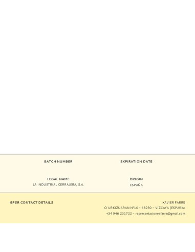 Cerrojo alta seguridad 7930r acabado bronce...