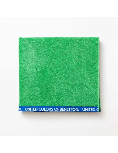 Toalla de playa 160x90cm 450g/m² verde benetton