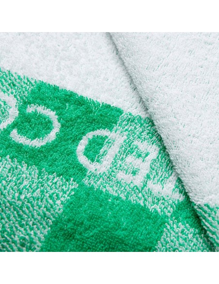 Toalla de playa 140x70cm cuadros verdes kids benetton