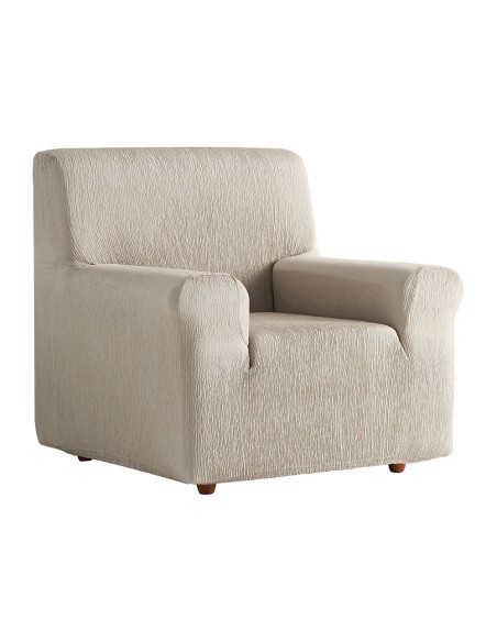 Funda teide marfil elástica para sofa 1 plaza belmarti