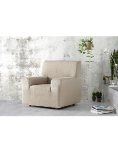 Funda teide marfil elástica para sofa 1 plaza belmarti 2