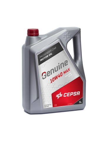 Aceite lubricante coche genuine 10w40 max lata 5l. cepsa