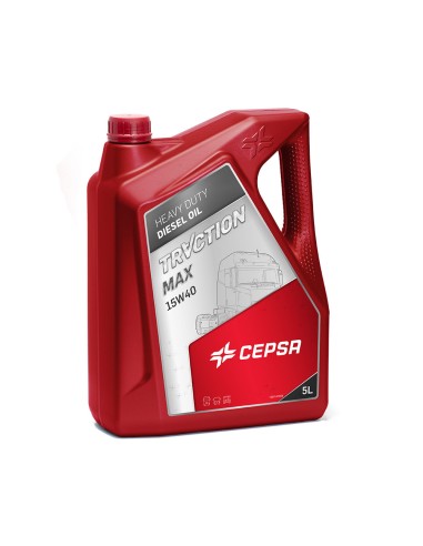 Aceite lubricante especial traction max 15w40 lata 5l. cepsa