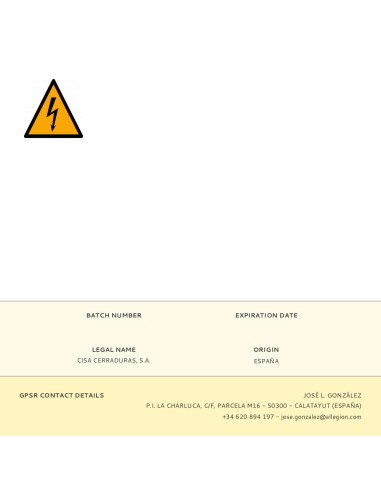 Cilindro logoline 30x40mm niquel leva corta...
