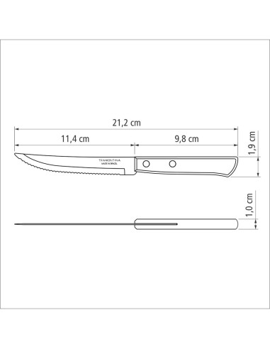 Juego para asado 14 piezas fsc polywood castaño...