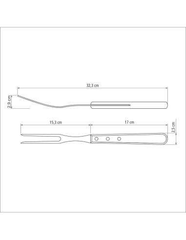 Juego para asado 14 piezas fsc polywood castaño...