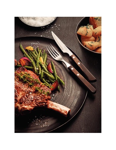 Juego de cuchillos de asado 6 piezas polywood...