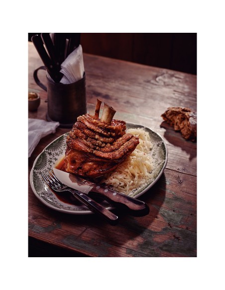 Juego de cuchillos jumbo 4 piezas polywood castaño 12,7cm tramontina