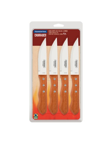 Juego de cuchillos de asado jumbo 4 piezas...