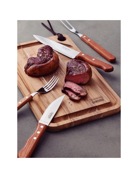 Juego de cuchillos de asado jumbo 4 piezas 12,7cm dynamic tramontina