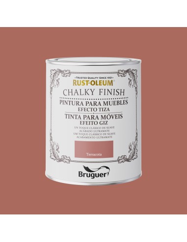 Rust-oleum chalky finish muebles terracota 0,750l 5733893 bruguer