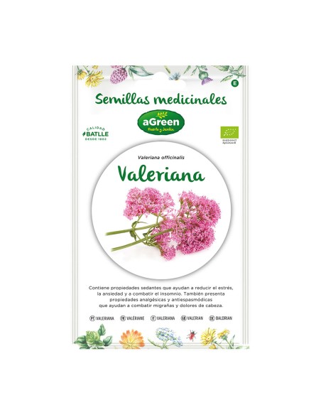 Sobre con semillas de valeriana "medicinal" eco 857014bolsh agreen