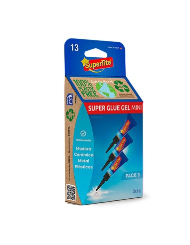 Adhesivo instantaneo gel blister 3 x 1 g