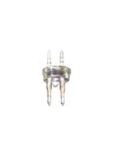 Conector tubo flexilux/flexiled 2 vias 13 mm "punta-punta"
