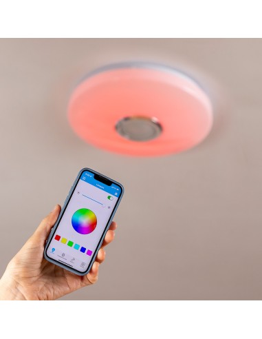 Plafón led circular con altavoz lumavox ø 29 x...