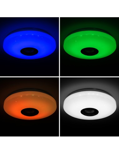 Plafón led circular con altavoz lumavox ø 29 x...
