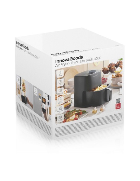 Freidora de aire 2,2l 1200w con cesta v0103713 innovagoods