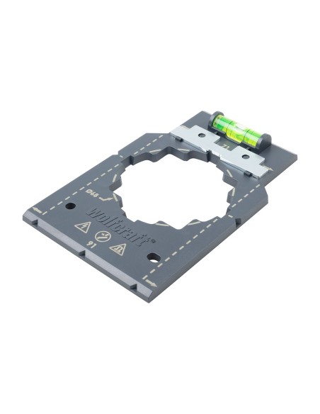 Plantilla para marcar y alinear, para medidas de 71 y 91mm 5975000 wolfcraft