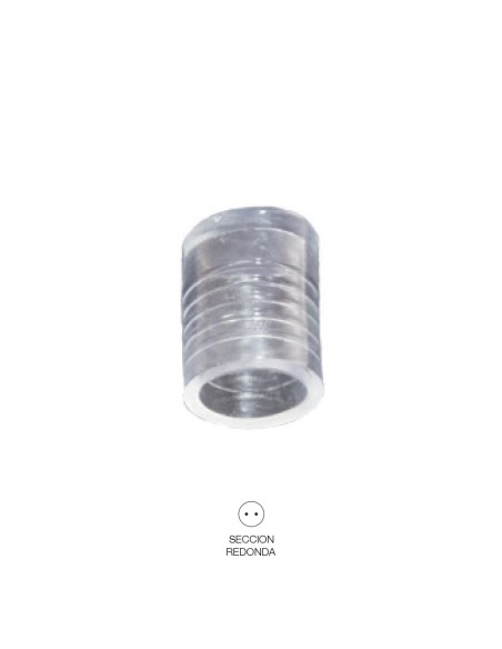 Terminal de proteccion tubo flexilux/flexiled 17 x 15 mm