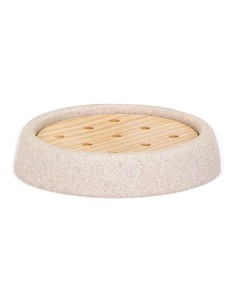 Jabonera arenisca y fresno ø10,5 x 2 cm