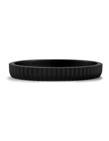 Jabonera resina negro mate 13,5 x 9 x 2 cm