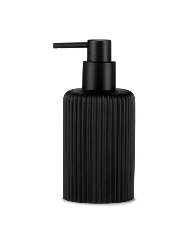 Dispensador resina negro mate ø7 x 16 cm