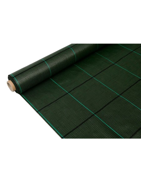 Malla antihierba 100 gr/m² 2 x 25 m color verde