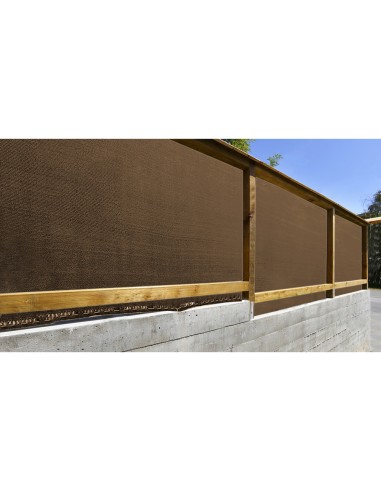 Malla de ocultacion premium marrón 1,5x5m fun&go