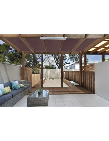 Malla de ocultacion premium marrón 1,5x5m fun&go