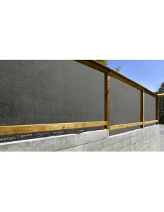 Malla de ocultacion premium antracita 2x5m fun&go 2