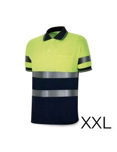 Polo alta visibilidad bicolor manga corta. tejido poliester 160g. transpirable talla xxl 1288pavxmcyfa/xxl marca