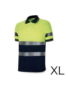 Polo alta visibilidad bicolor manga corta. tejido poliester 160g. transpirable talla xl 1288pavxmcyfa/xl marca