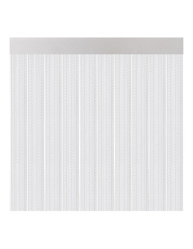 Cortina para puerta modelo "lisboa" color cristal 90x210cm m63580 acudam