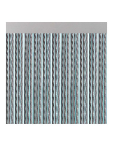 Cortina para puerta modelo "lisboa" color gris 90x210cm m63581 acudam
