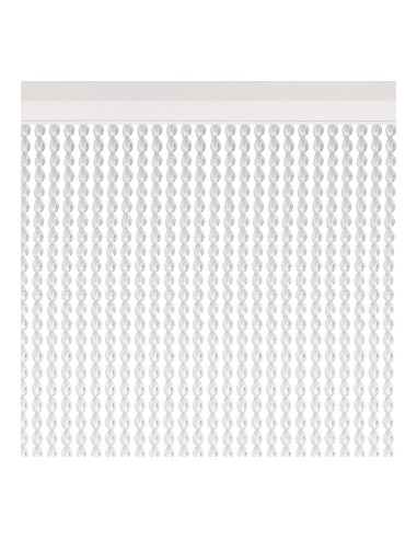 Cortina para puerta modelo "malta" color cristal 90x210cm m63250 acudam