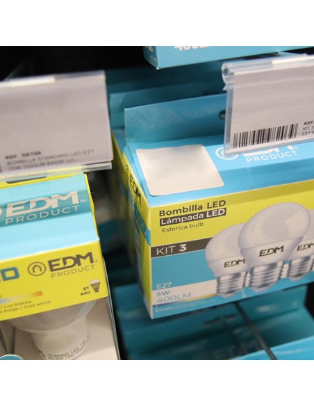 Pack 2000 etiquetas anti robo 410 blanca desactivable 7551246 checkpoint