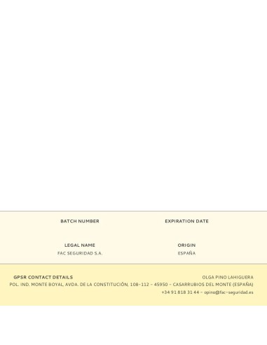 Cerrojo 301-r/80 dorado f01112 fac