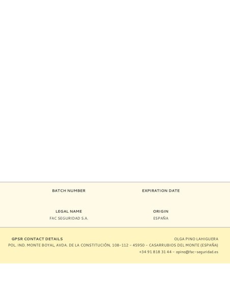 Cerrojo 301-rp/80 dorado f01115 fac