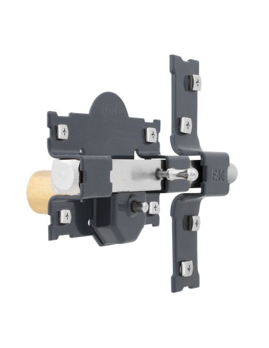 Cerrojo 101-r/105 b-70mm. con botón,pintado...