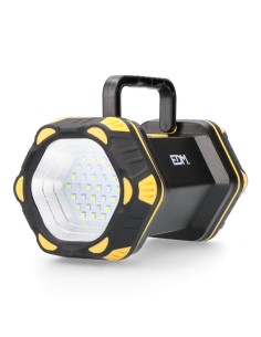 Linterna de mano led recargable 3 puntos de luz