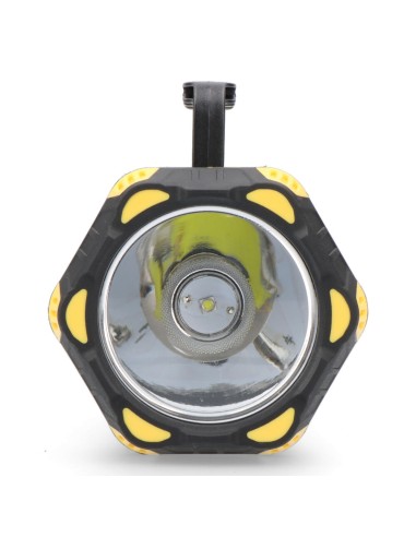 Linterna de mano led recargable 3 puntos de luz