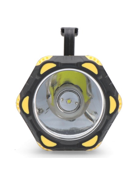 Linterna de mano led recargable 3 puntos de luz