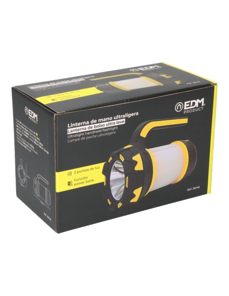 Linterna de mano ultraligera led recargable 4w