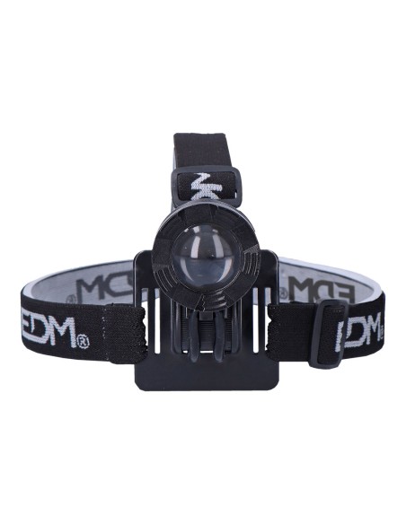 Foco led de aluminio recargable 180lm, 50lm, flash. función frontal / bicicleta