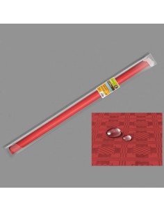 Rollo mantel impermeable rojo 5 x 1,2 m