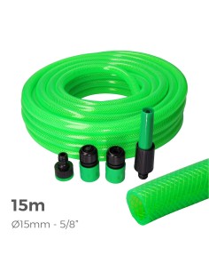 Kit manguera de jardin estandar 15 m (5/8" 15 mm)