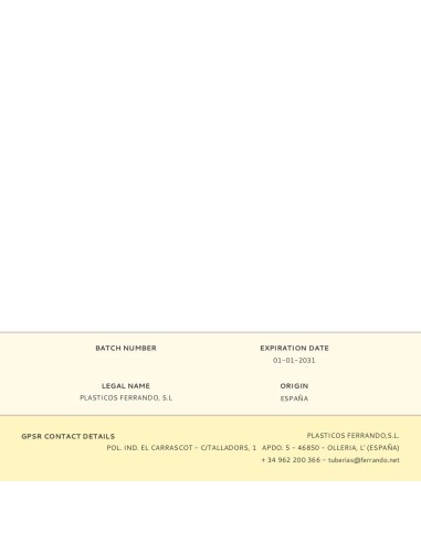 Manguera de gas butano 9x15mm 60m