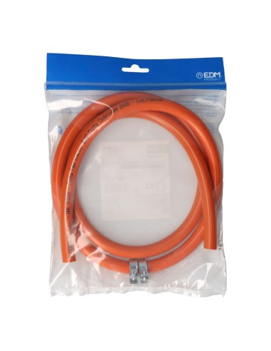 Kit manguera butaflex bicapa ø interior 9mm ø exterior15mm 1,50m (incluye 2 abrazaderas)