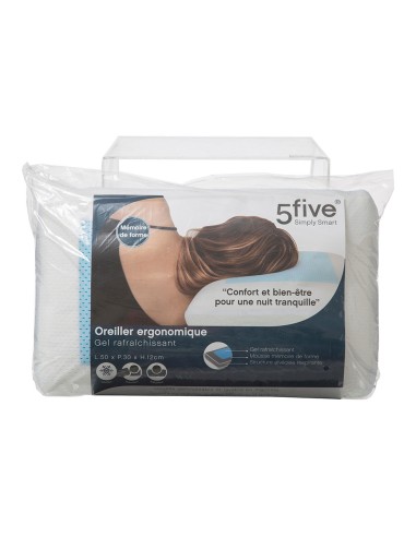 Almohada ergonómica con gel refrescante