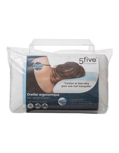 Almohada ergonómica con gel refrescante